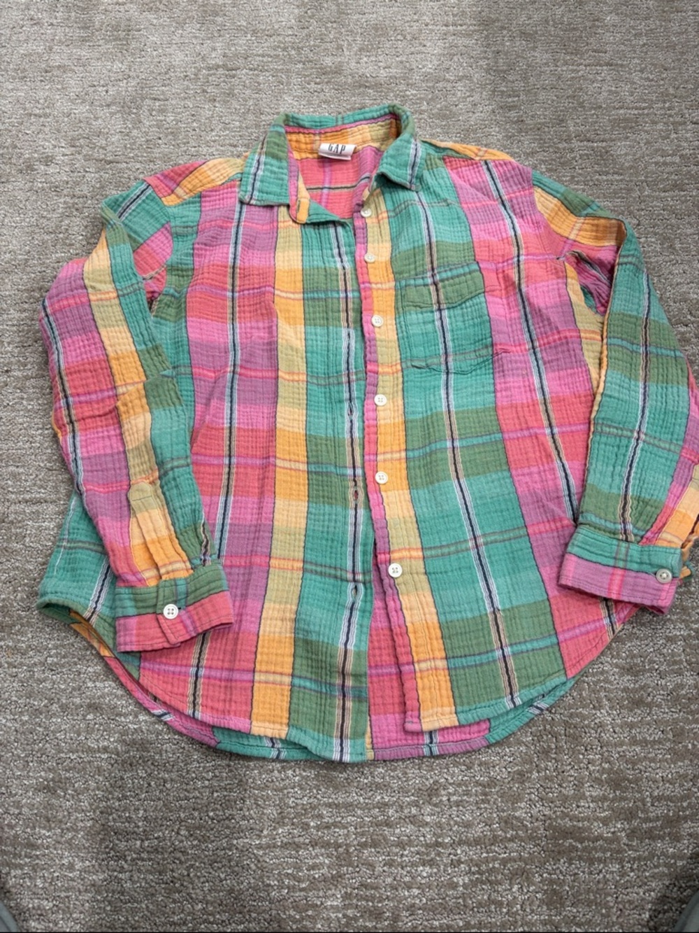 GAP Double Gauze Button Up
